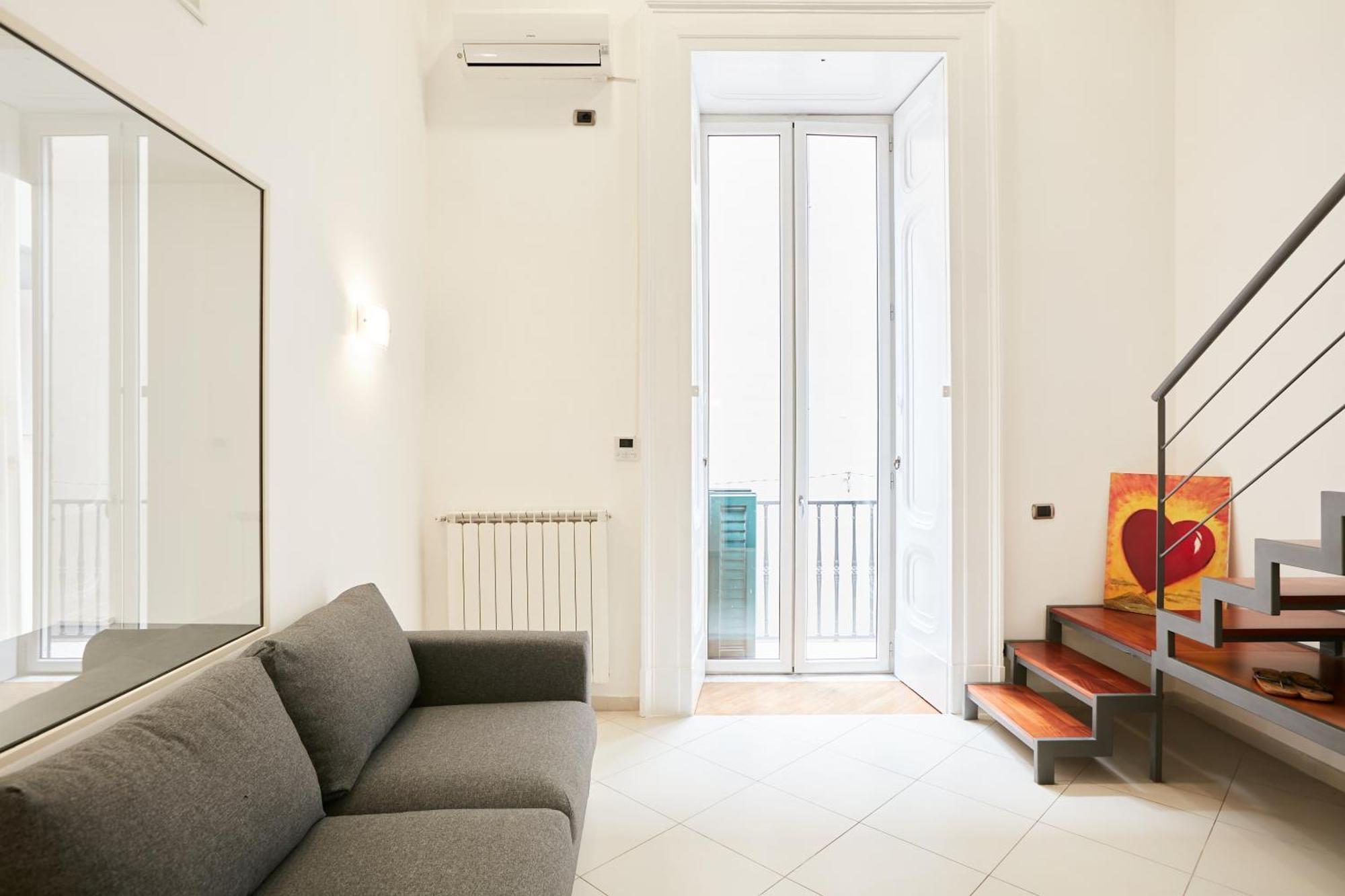 Design & Studio Duplex At National Museum Naples Extérieur photo